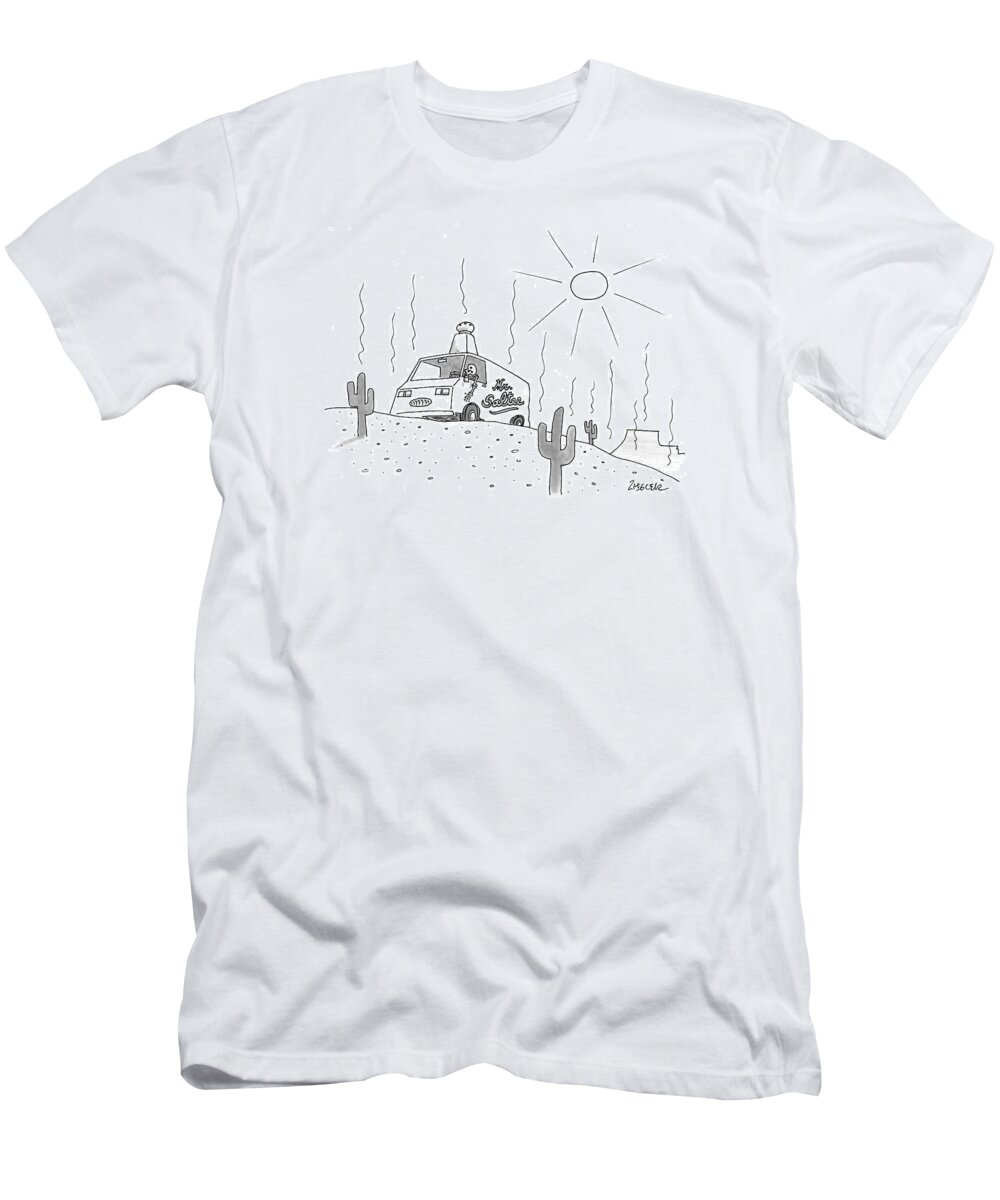 Regional T-Shirt featuring the drawing New Yorker July 7th, 1997 by Jack Ziegler