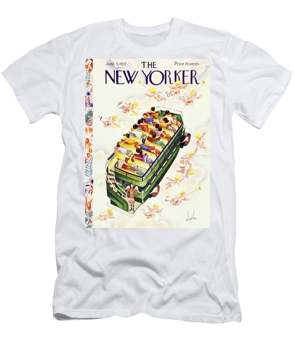 Wedding Season T-Shirt featuring the painting New Yorker June 5 1937 by Constantin Alajalov