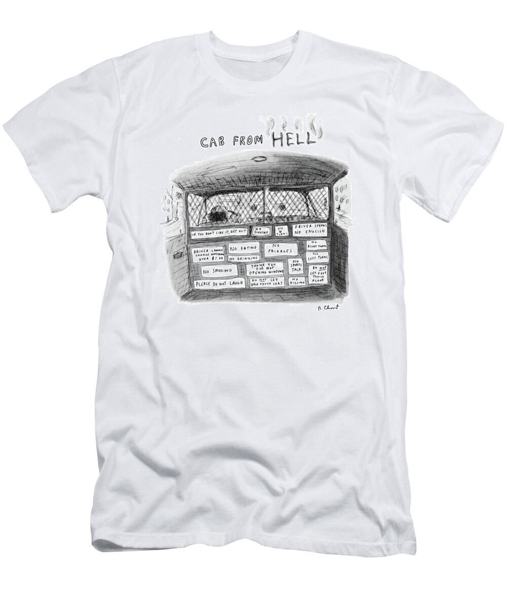 Urban T-Shirt featuring the drawing New Yorker June 6th, 1983 by Roz Chast