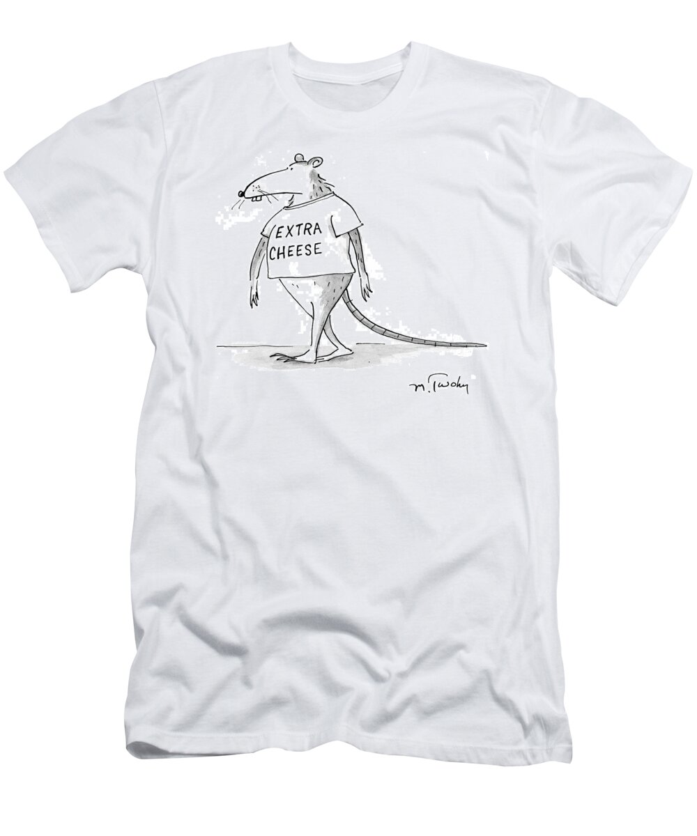 Mice T-Shirt featuring the drawing New Yorker October 13th, 1997 by Mike Twohy
