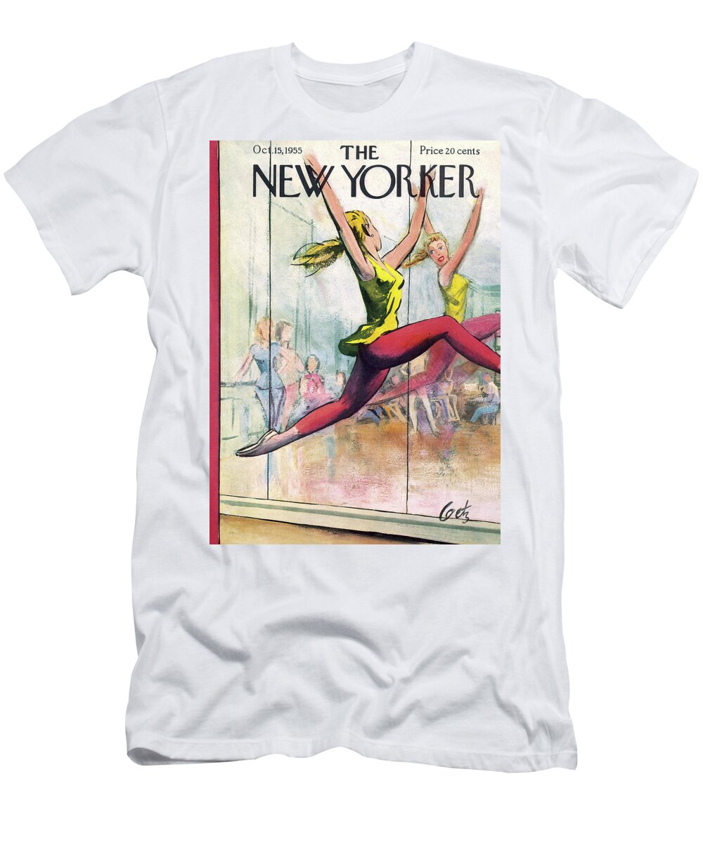Actors T-Shirt featuring the painting New Yorker October 15th, 1955 by Arthur Getz