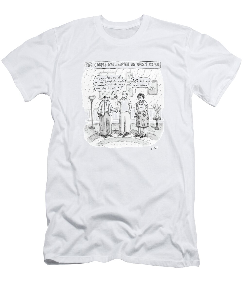 Children T-Shirt featuring the drawing New Yorker October 22nd, 2007 by Roz Chast