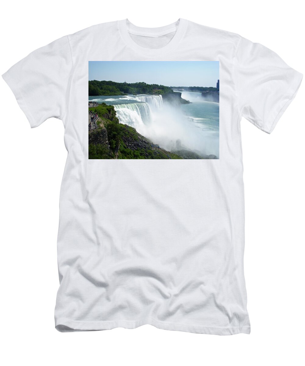 Niagara Falls T-Shirt featuring the photograph Niagara Falls by Aimee L Maher ALM GALLERY