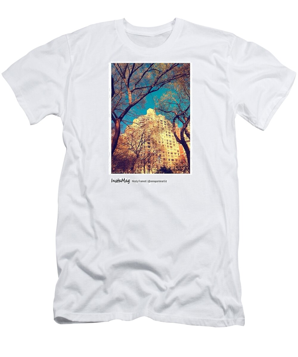 Treelovers T-Shirt featuring the photograph Nicely Framed - Trees With A View by Anna Porter
