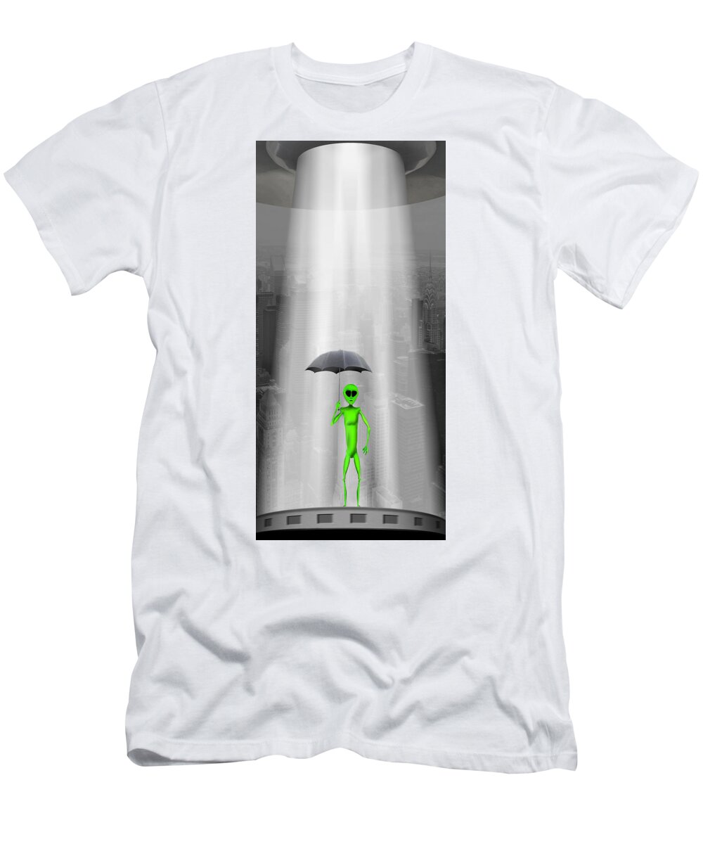 Surrealism T-Shirt featuring the photograph No Intelligent Life Here by Mike McGlothlen