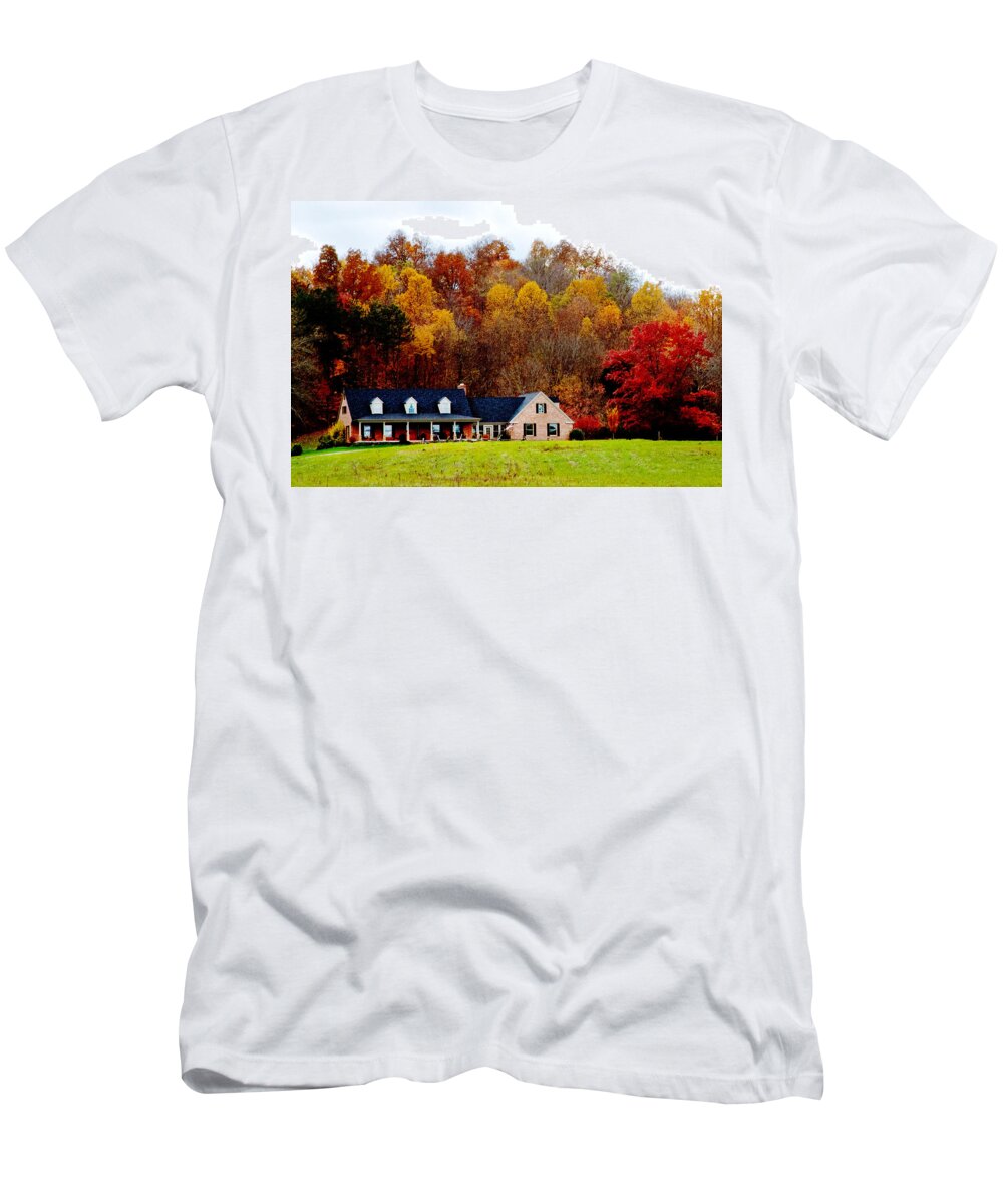  T-Shirt featuring the photograph NOv 1 color blast by Randall Branham