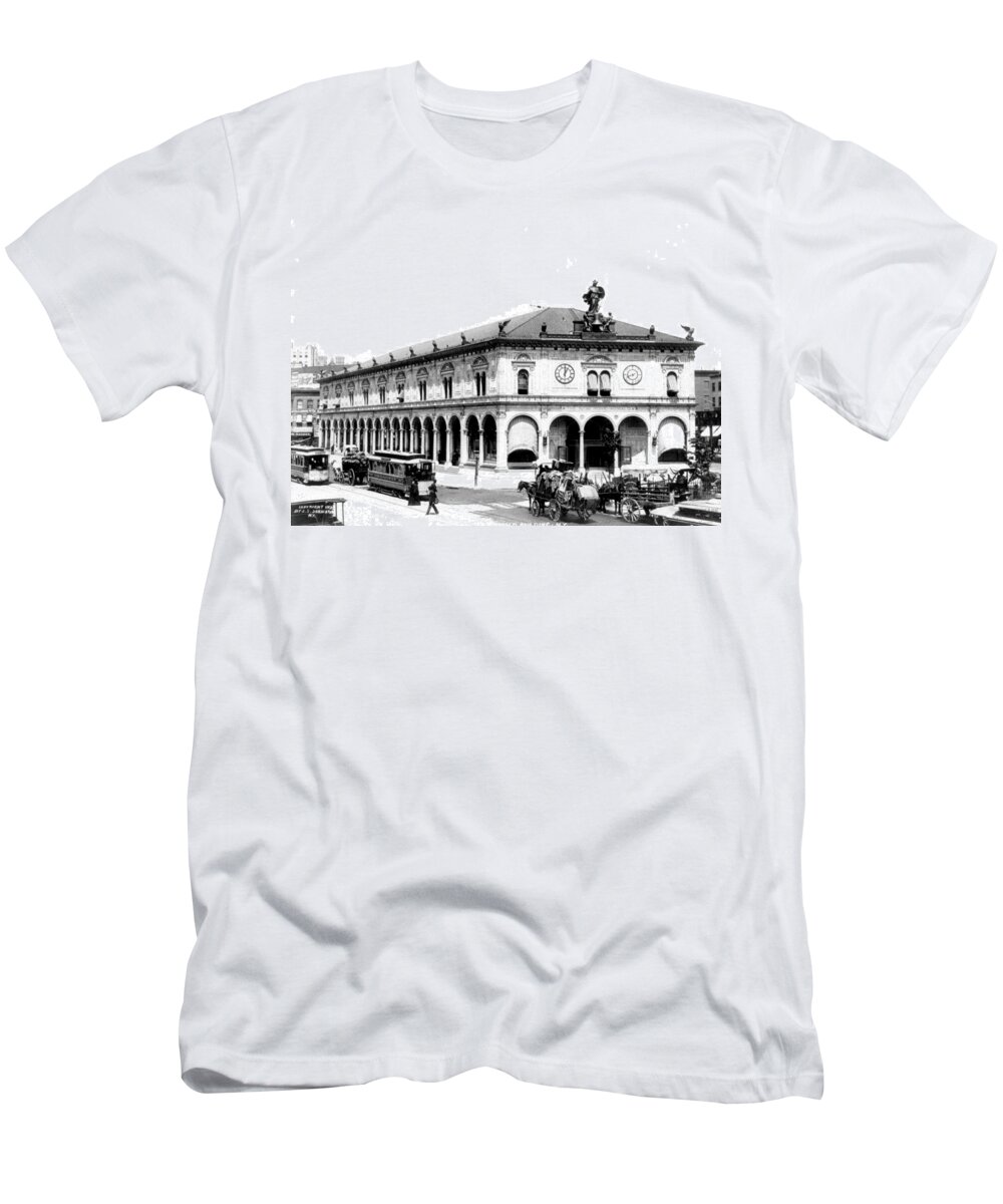 Architecture T-Shirt featuring the photograph Nyc, New York Herald Building, 1895 by Science Source