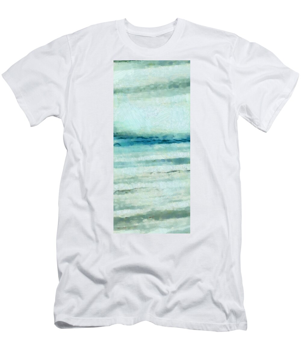 Ocean T-Shirt featuring the digital art Ocean 7 by Angelina Tamez
