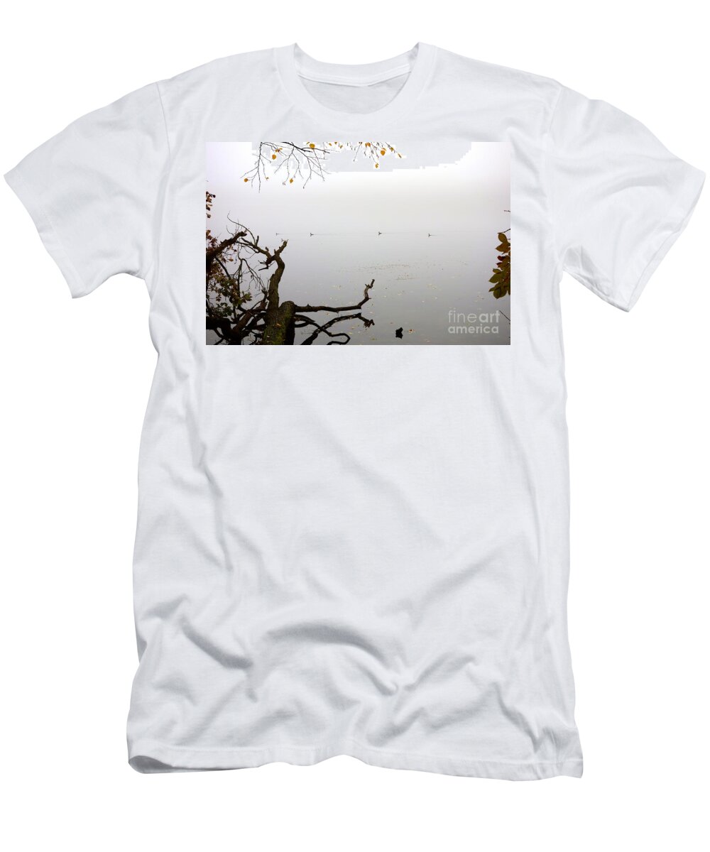Duck T-Shirt featuring the photograph On The Horizon by Jacqueline Athmann