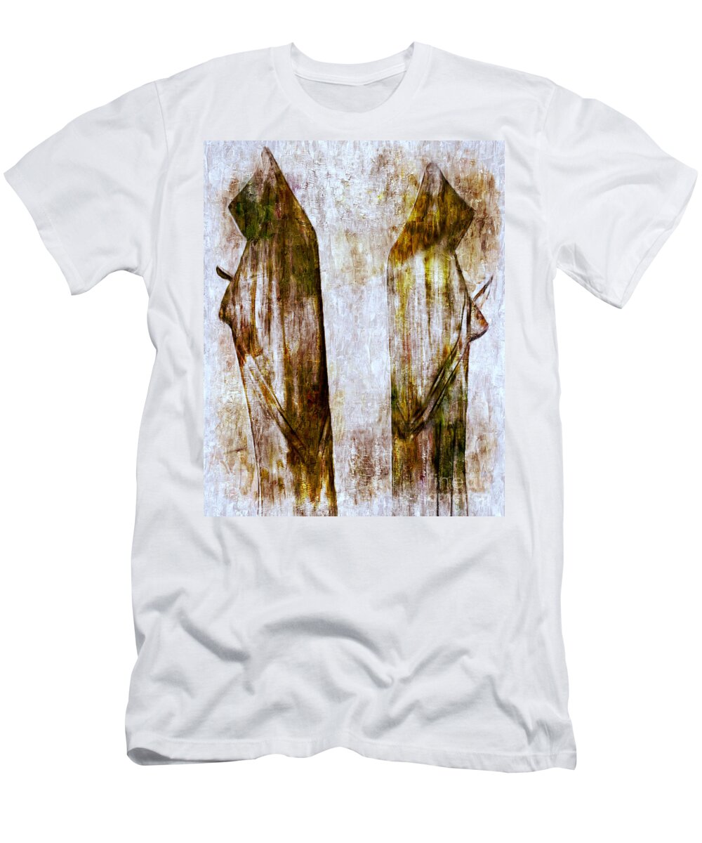 Wall T-Shirt featuring the painting Opus Dei by Barbara Chichester