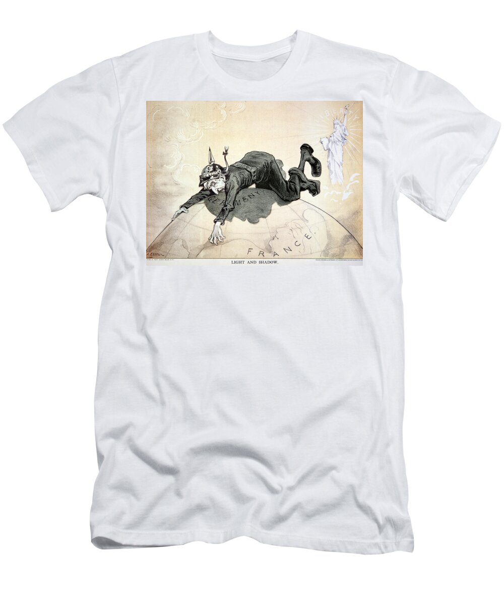 1878 T-Shirt featuring the painting Otto Von Bismarck (1815-1898) by Granger