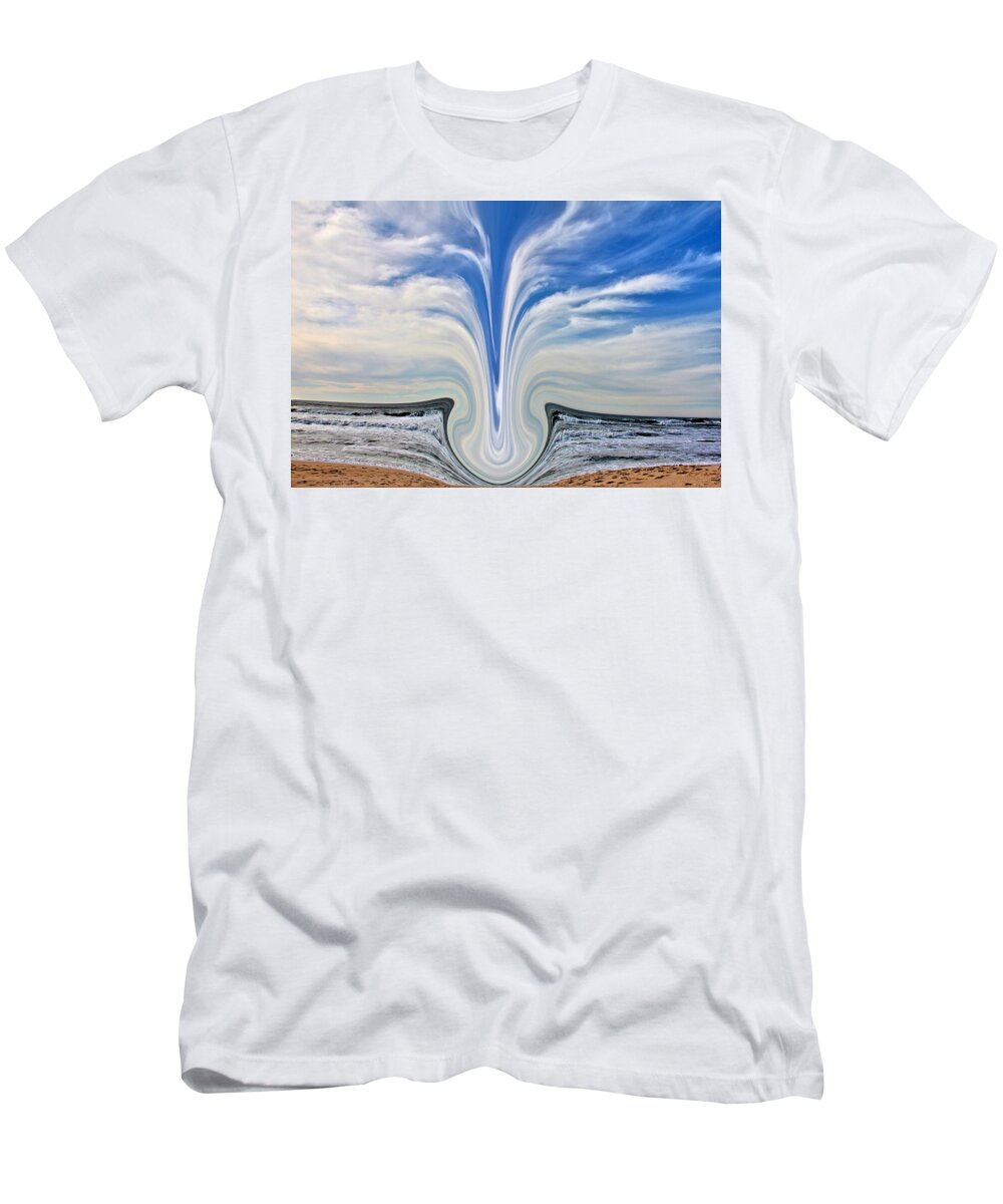 Skyline T-Shirt featuring the photograph Percussion by Nick David
