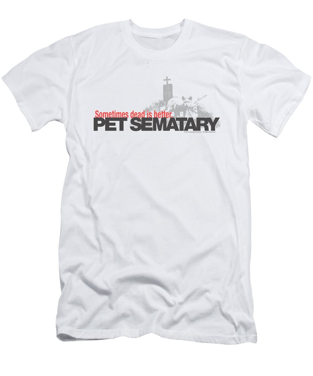 Pet Sematary T-Shirt featuring the digital art Pet Sematary - Logo by Brand A