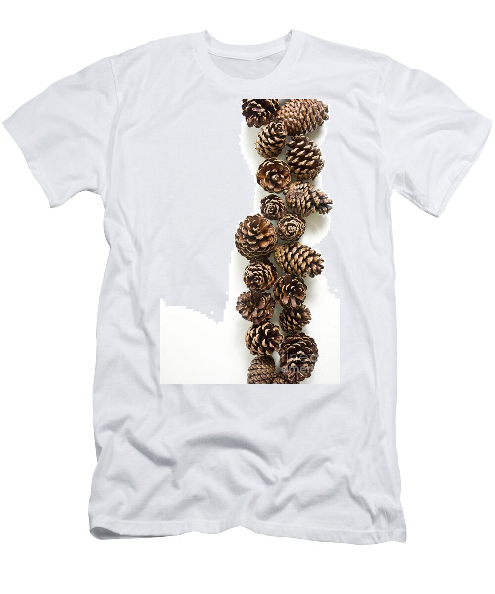 Pine T-Shirt featuring the photograph Pine Cones by Edward Fielding