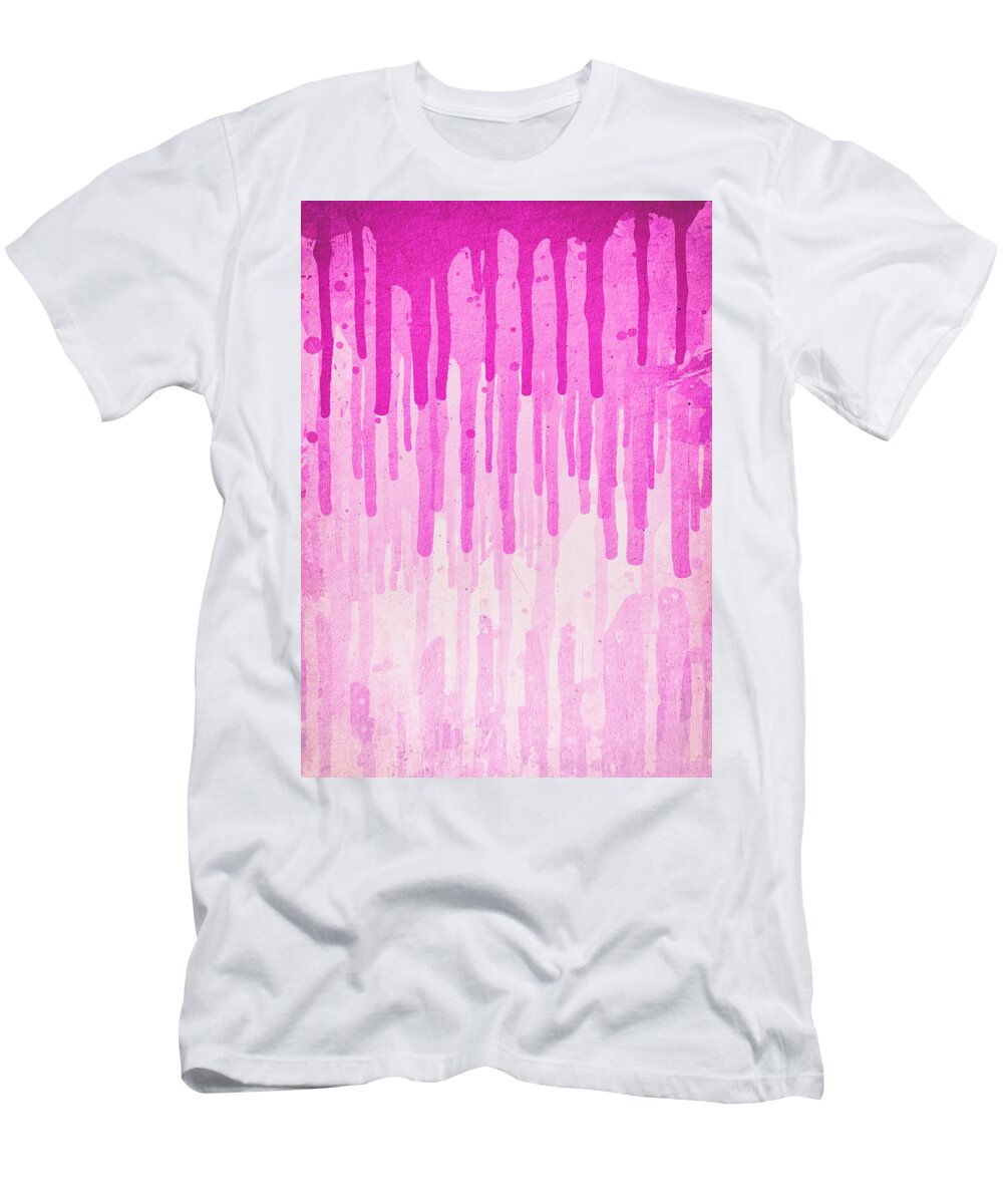 Pink Grunge Color Splatter Graffiti Backstreet Wall Background T-Shirt by  Philipp Rietz - Pixels
