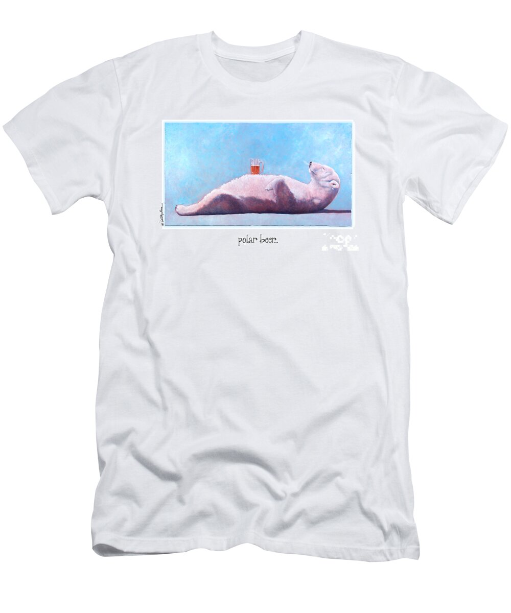 Will Bullas T-Shirt featuring the painting polar beer ... by Will Bullas by Will Bullas