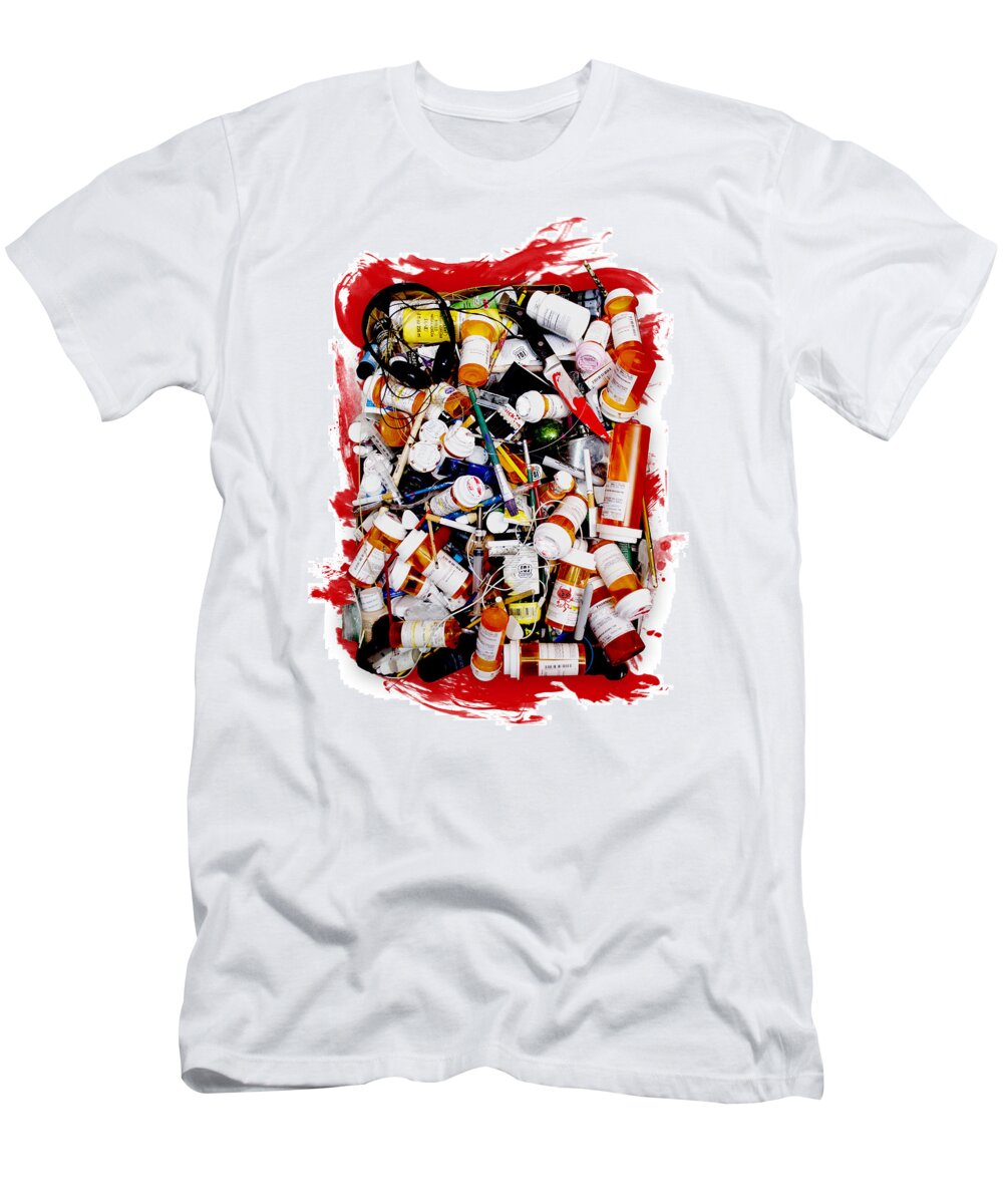 Josh Brown T-Shirt featuring the sculpture Popular Mechanics      by Josh Brown 