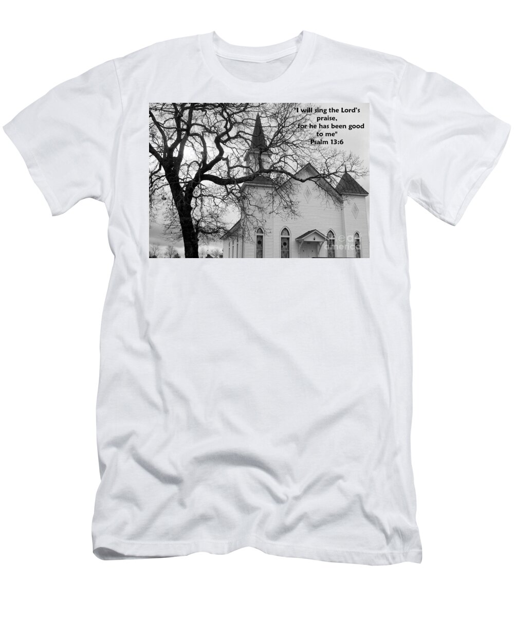 Psalm T-Shirt featuring the photograph Psalm 13 by Andrea Anderegg