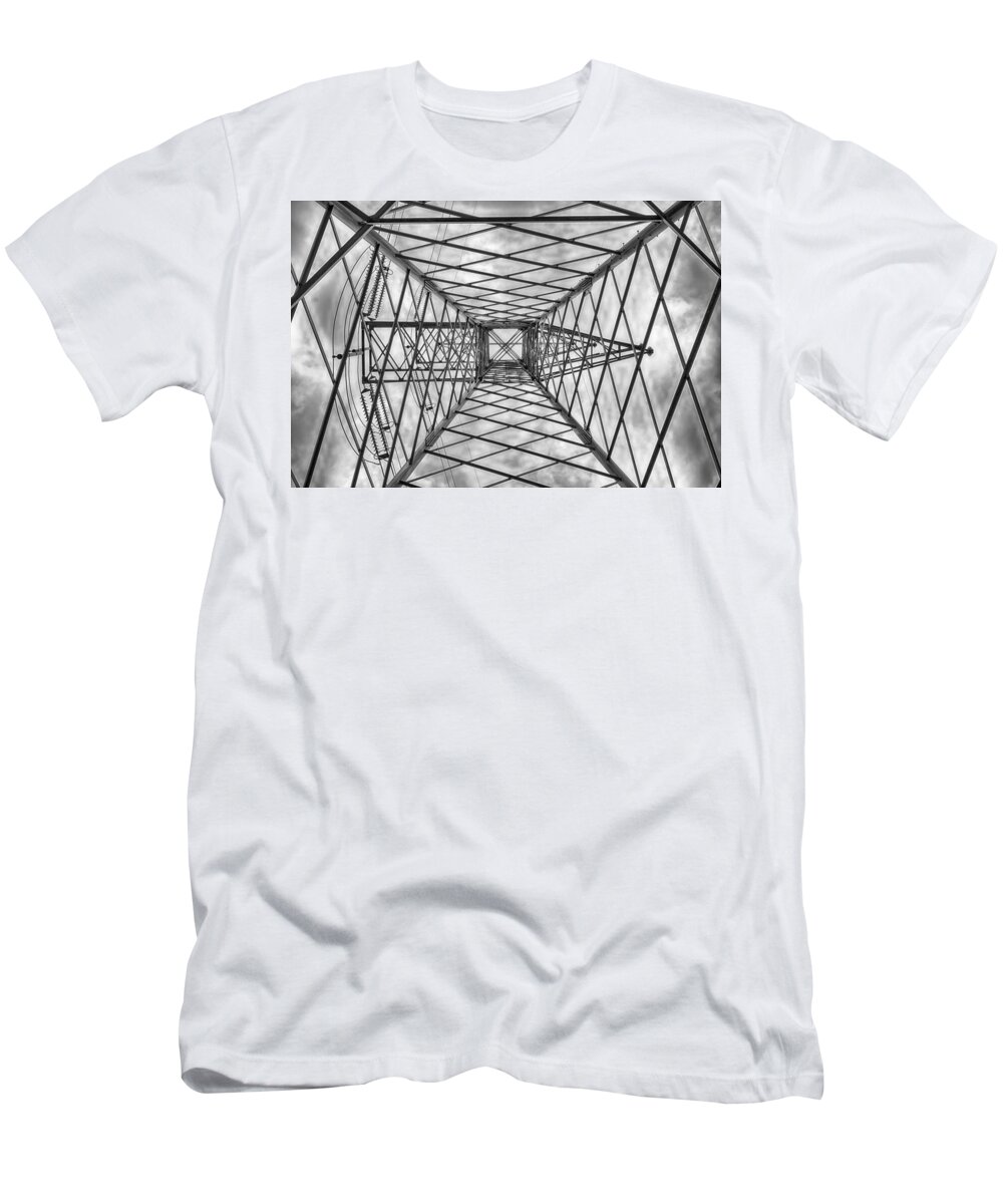 Nature T-Shirt featuring the photograph Pylon by Howard Salmon