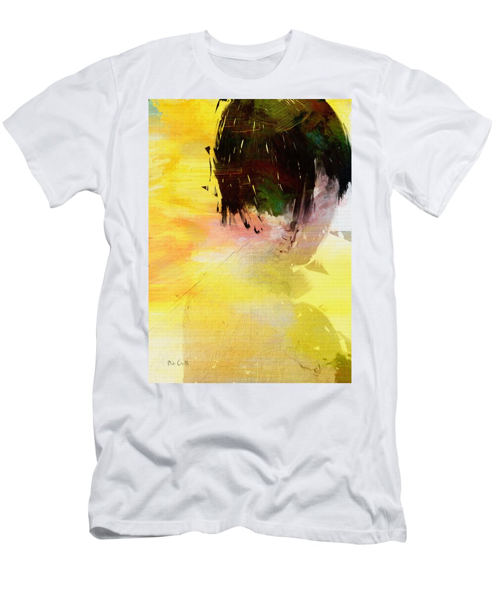 Abstract T-Shirt featuring the painting Remembering Summer by Bob Orsillo