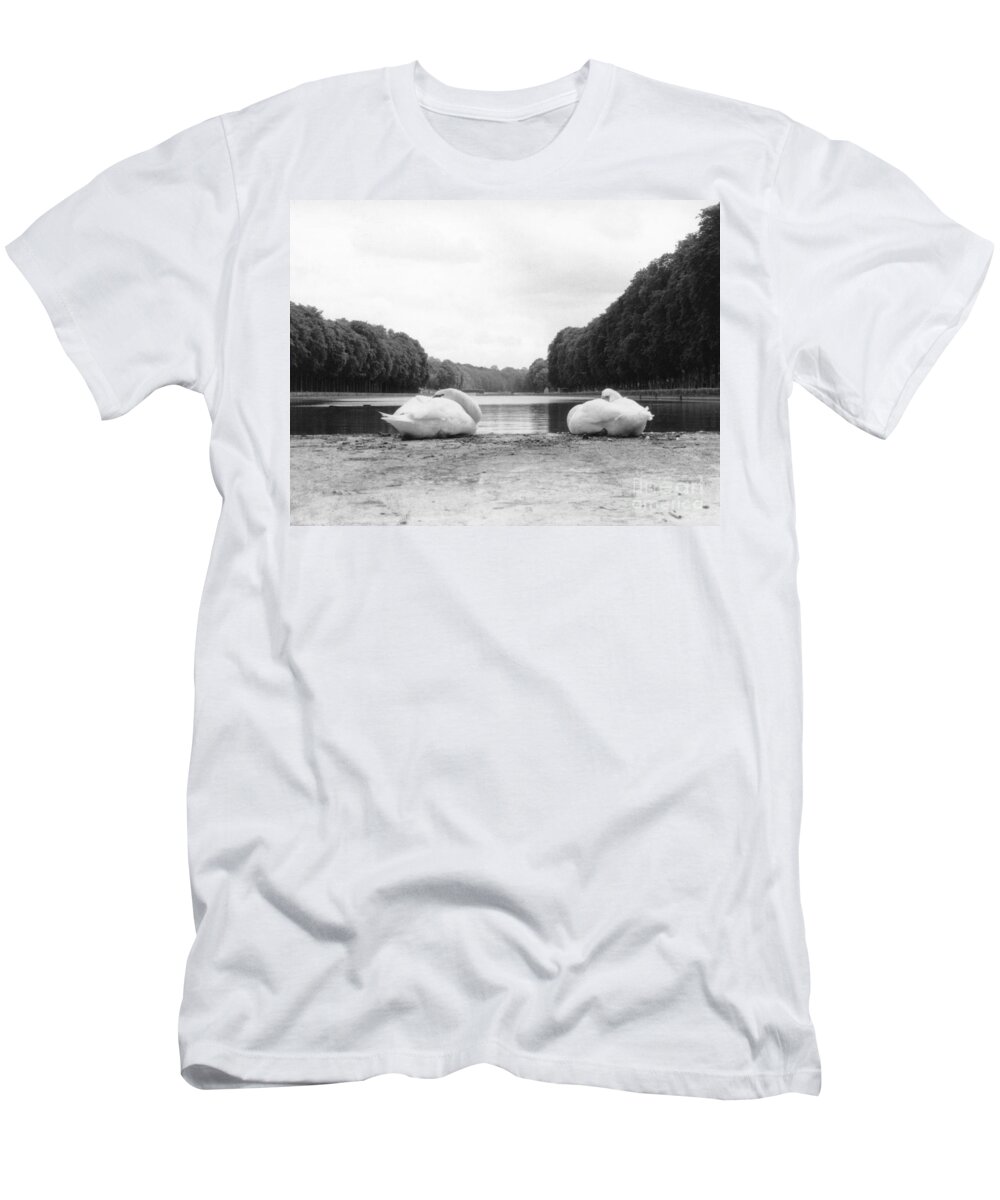 Swans T-Shirt featuring the photograph Resting Swans by Christine Jepsen