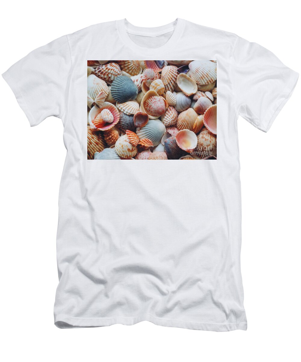 Seashells T-Shirt featuring the photograph Seashells by David N. Davis