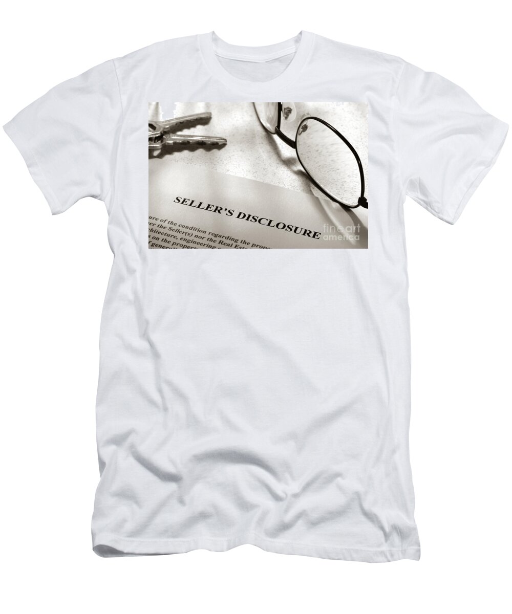 Condition T-Shirt featuring the photograph Seller Property Disclosure by Olivier Le Queinec
