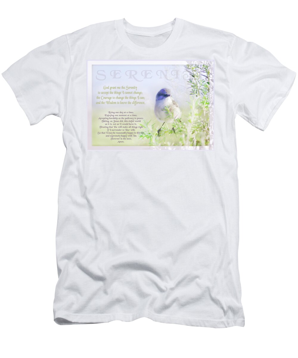 Animals T-Shirt featuring the photograph Serenity Prayer by Holly Kempe