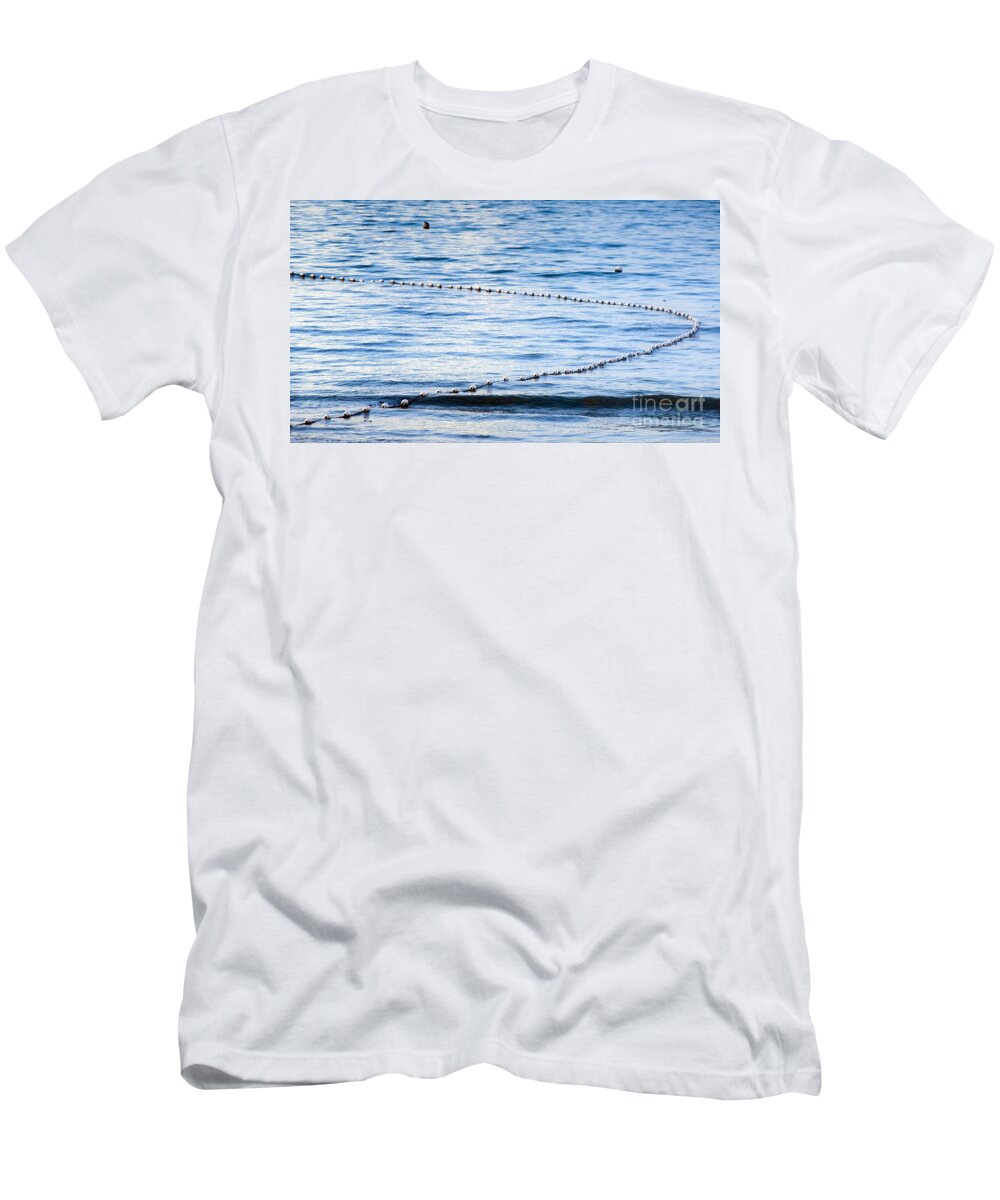 Beach T-Shirt featuring the photograph Shark Nets by THP Creative
