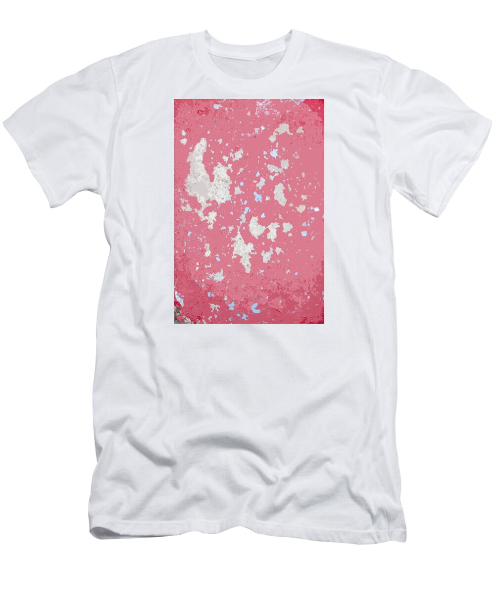 Abstract T-Shirt featuring the photograph Sidewalk Abstract-15 by Art Block Collections