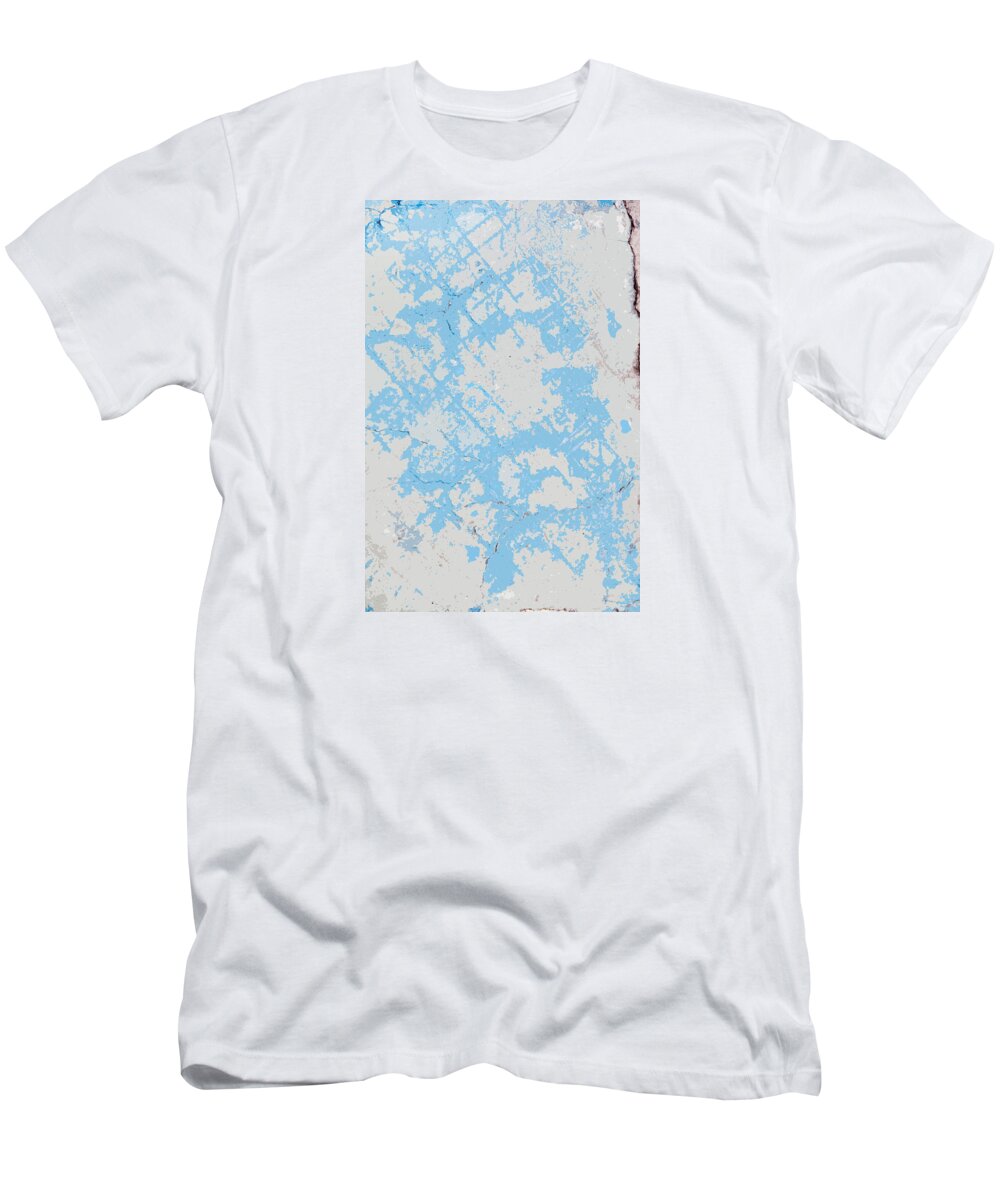 Sidewalk T-Shirt featuring the photograph Sidewalk Abstract-4 by Art Block Collections