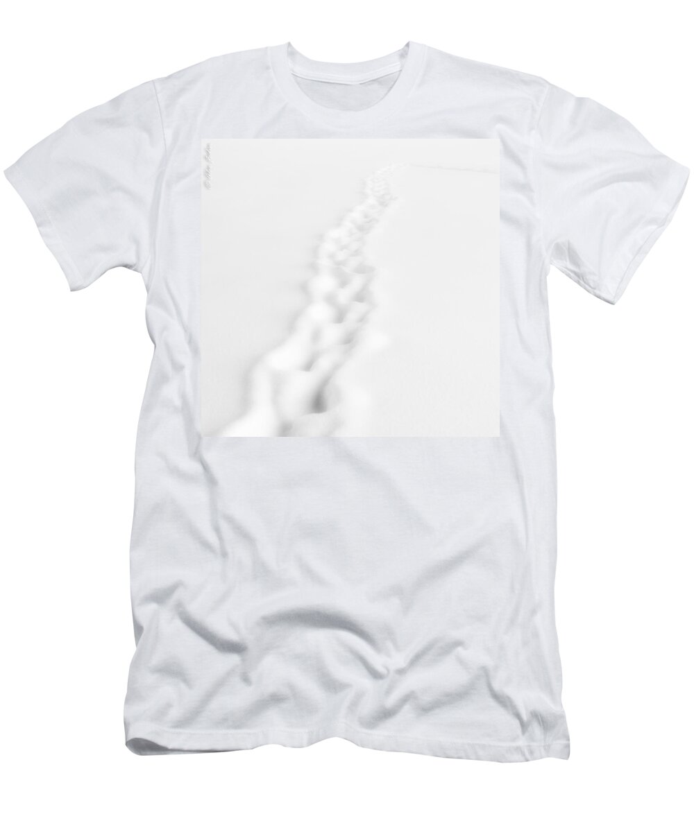 Landscape T-Shirt featuring the photograph Snow Trail by Alexander Fedin
