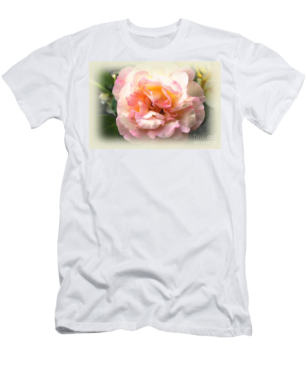 Rose T-Shirt featuring the photograph Soft And Delicate by Judy Palkimas