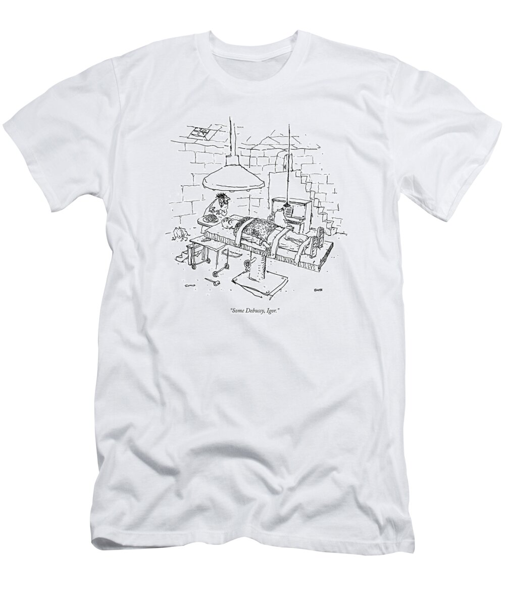 Medical T-Shirt featuring the drawing Some Debussy by George Booth