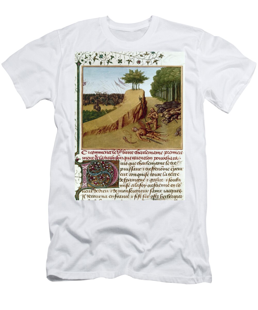 1460 T-Shirt featuring the painting Song Of Roland, 778 by Granger