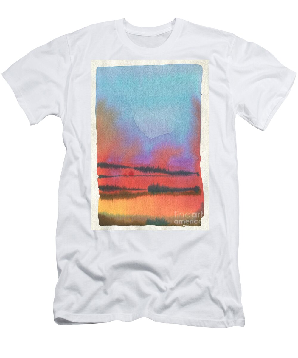 Landscape T-Shirt featuring the painting Southland by Donald Maier