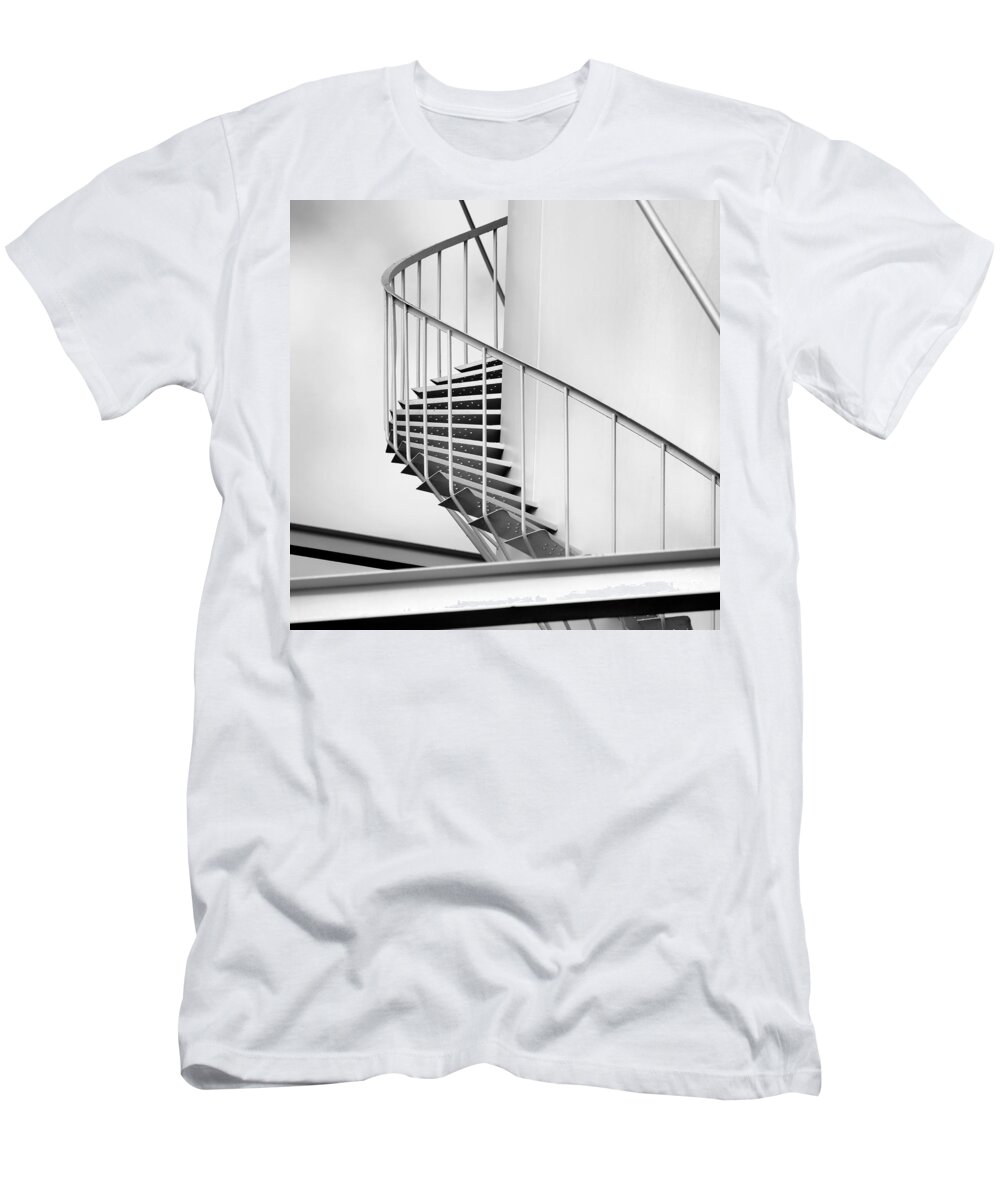 Spiral T-Shirt featuring the photograph Spiral Stairs by Patrick Lynch