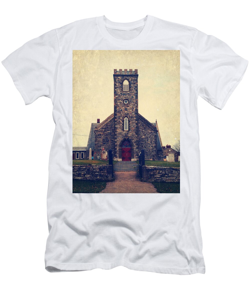 St Paul's T-Shirt featuring the photograph St. Paul's Anglican Church by Zinvolle Art