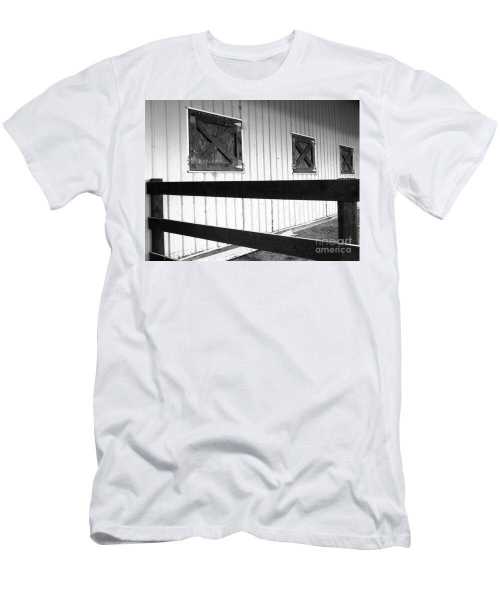 Stable T-Shirt featuring the photograph Stable by Andrea Anderegg