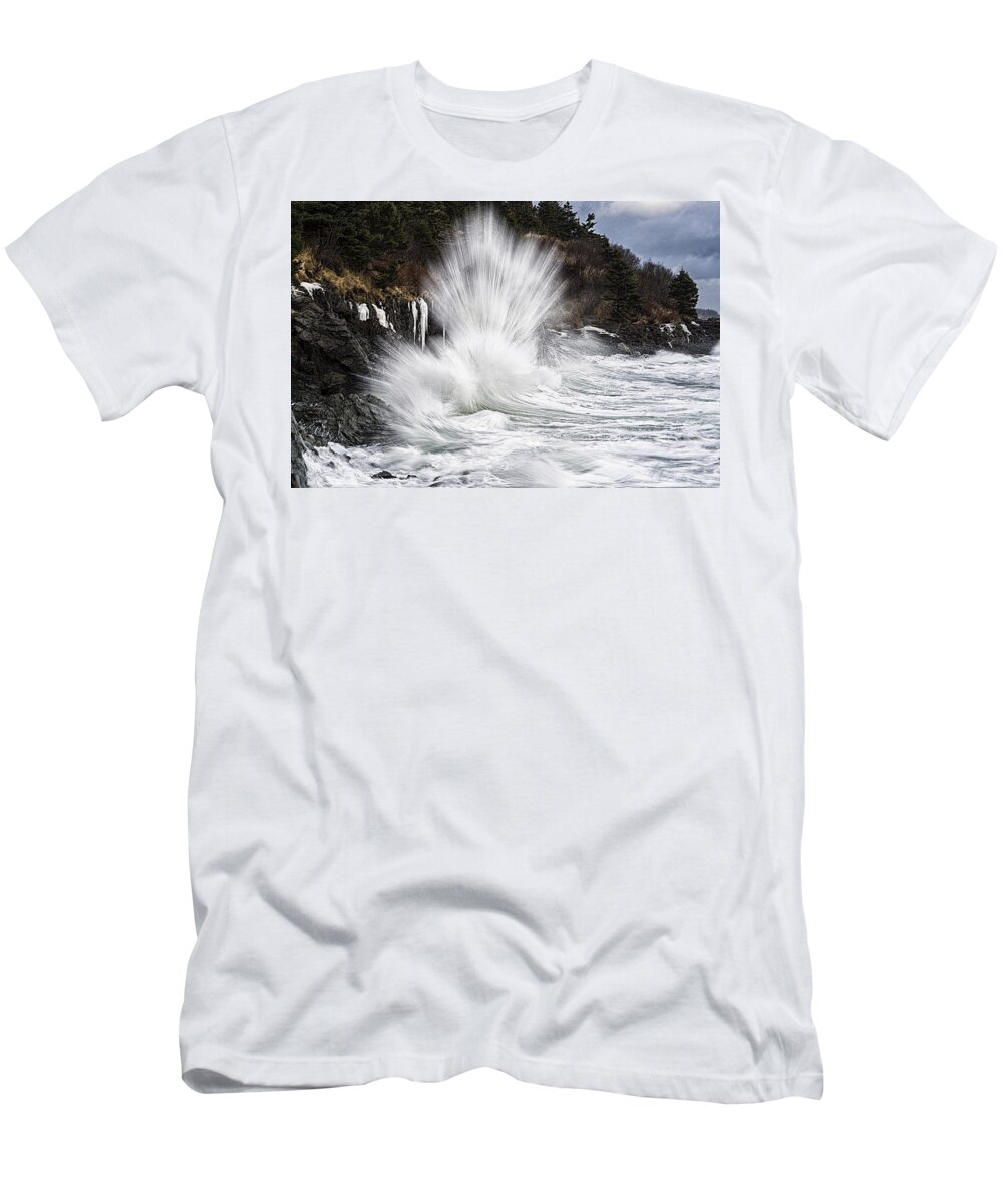 Straight Up Awesome T-Shirt featuring the photograph Straight Up Awesome by Marty Saccone