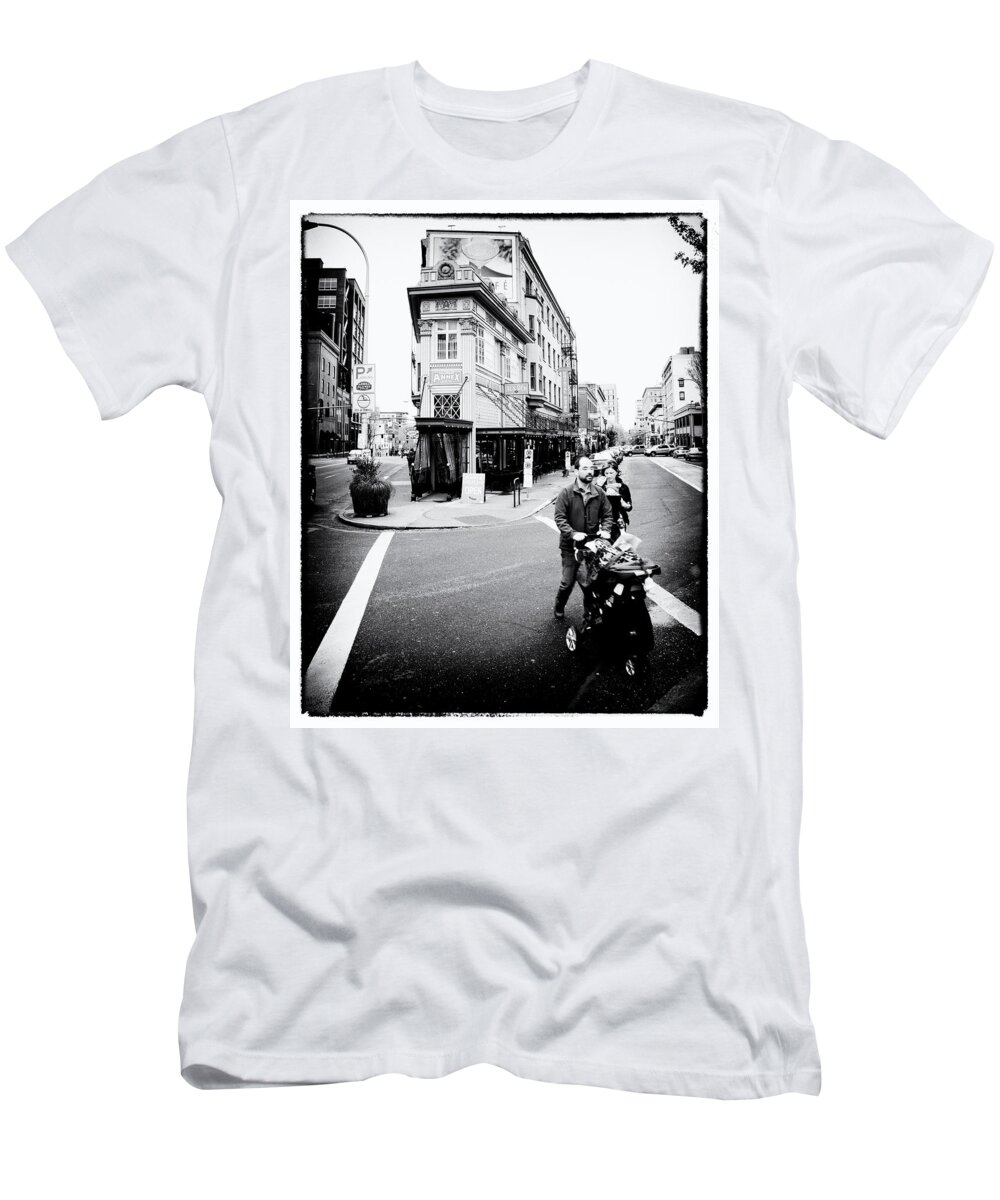 Stroll T-Shirt featuring the photograph Stroll by Niels Nielsen