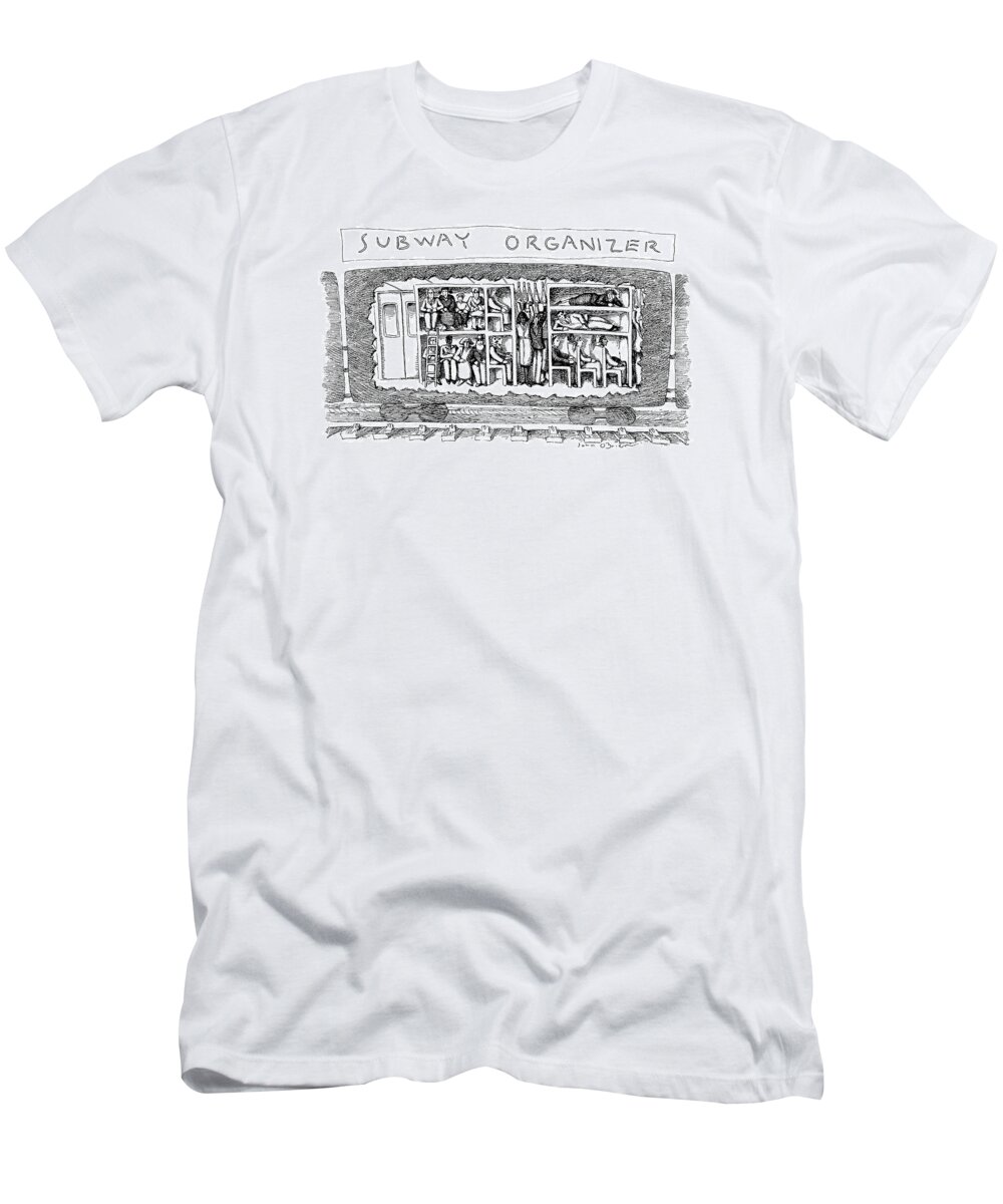 Subway Organizer T-Shirt by John O'Brien - Fine Art America
