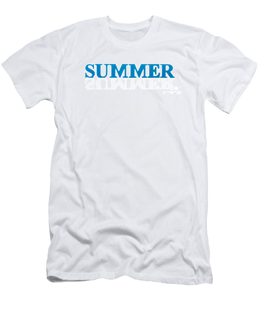 Summer T-Shirt featuring the photograph Summer Reflected by Amanda Elwell