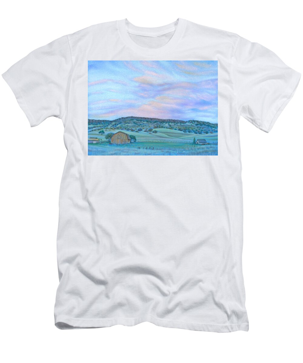 Pastel T-Shirt featuring the pastel Sunset Over Table Mountain by Michele Myers