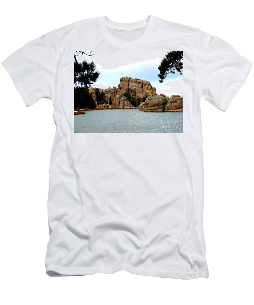 Black Hills T-Shirt featuring the photograph Sylvan Lake by Linda Cox