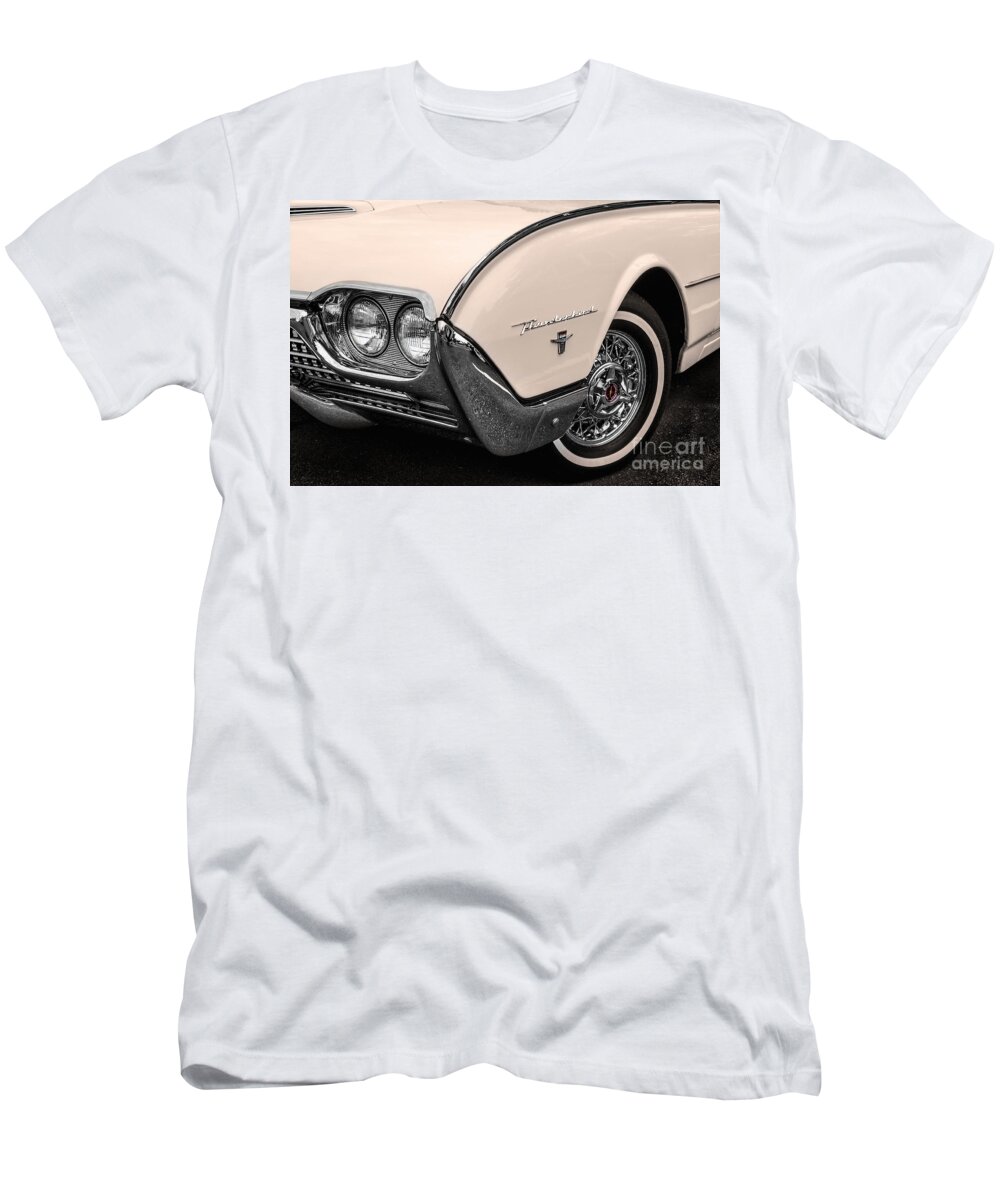 Fender T-Shirt featuring the photograph T-Bird Fender by Jerry Fornarotto
