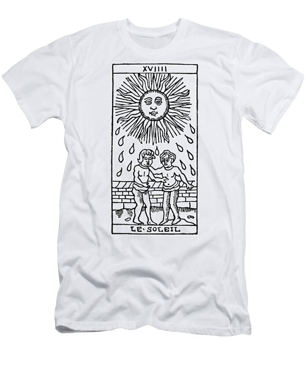 16th Century T-Shirt featuring the painting Tarot Card The Sun by Granger