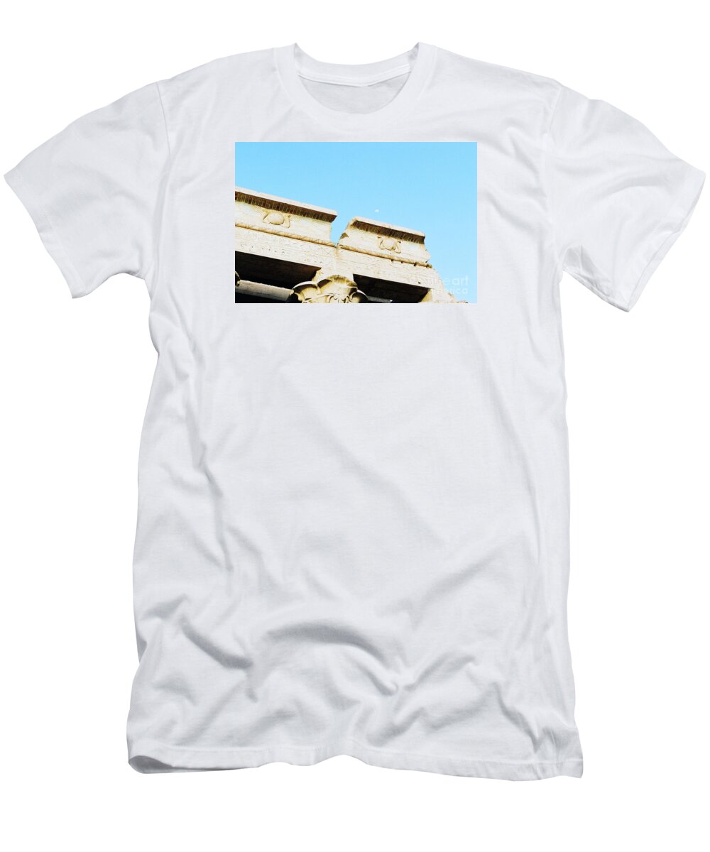 Temple T-Shirt featuring the photograph Temple at Luxor by Cassandra Buckley