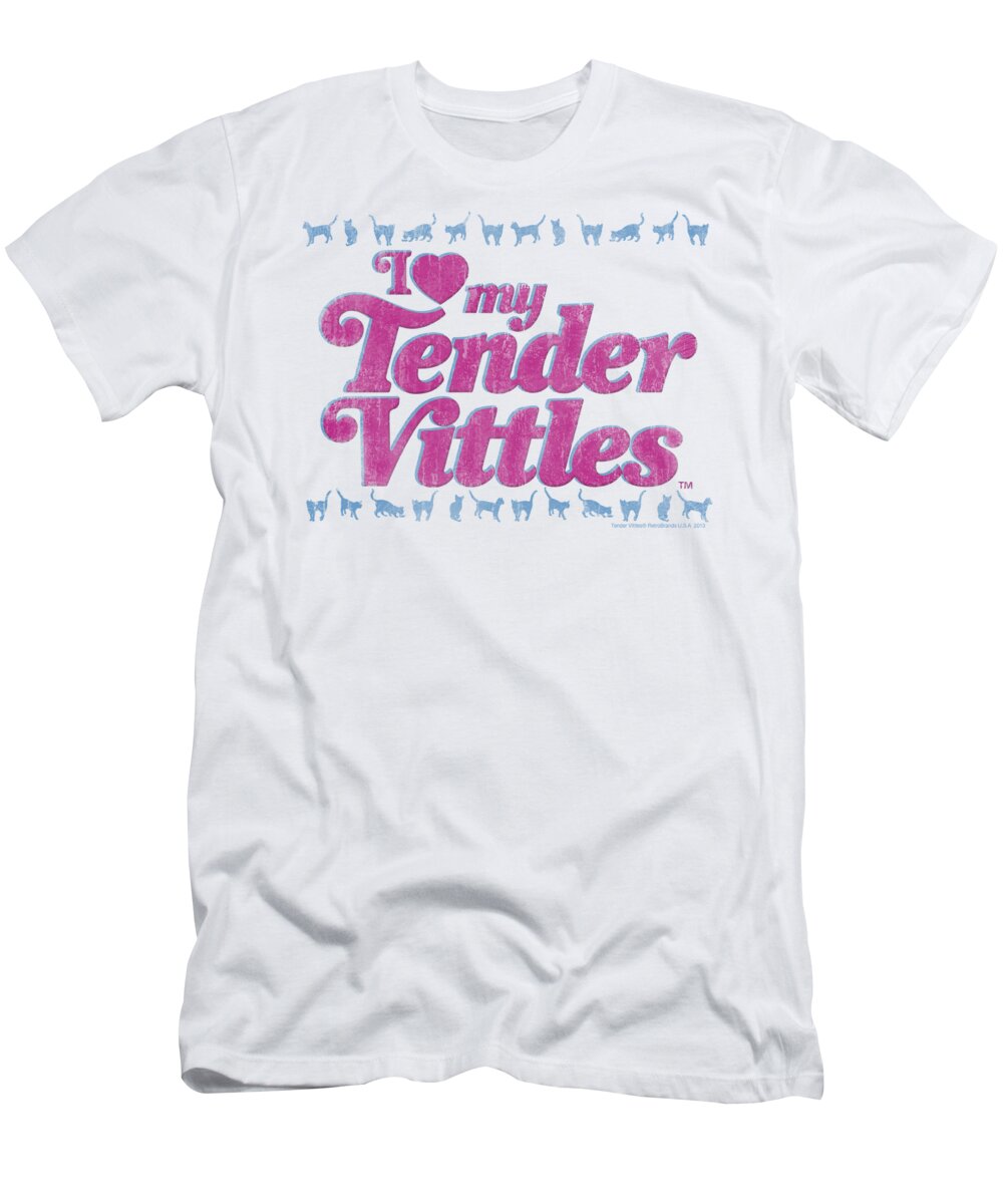 Tender Vittles T-Shirt featuring the digital art Tender Vittles - Love by Brand A