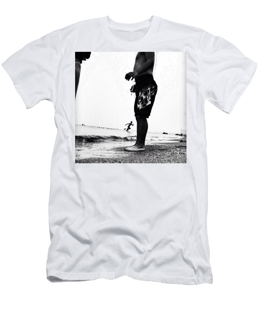 Boy T-Shirt featuring the photograph The Beach by Aleck Cartwright